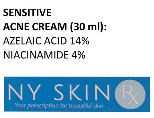NYSkinRX Sensitive Acne Cream, Rx only, *You must be a patient of record at NYSKINRX to purchase this product.