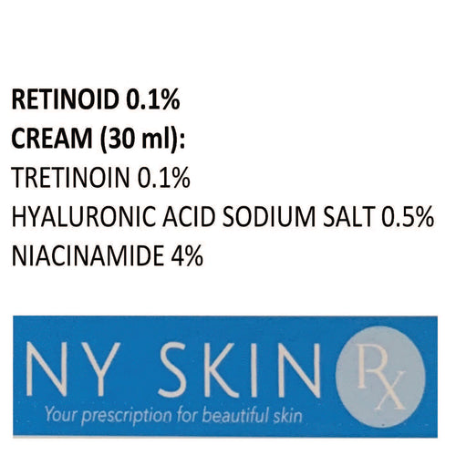 NYSkinRX RetinA Cream 0.1%, Rx only, *You must be a patient of record at NYSKINRX to purchase this product.